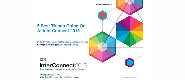 5 best things going on at InterConnect 2015