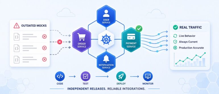 How Independent Service Deployments Expose the Limits of Conventional Regression Testing Tools